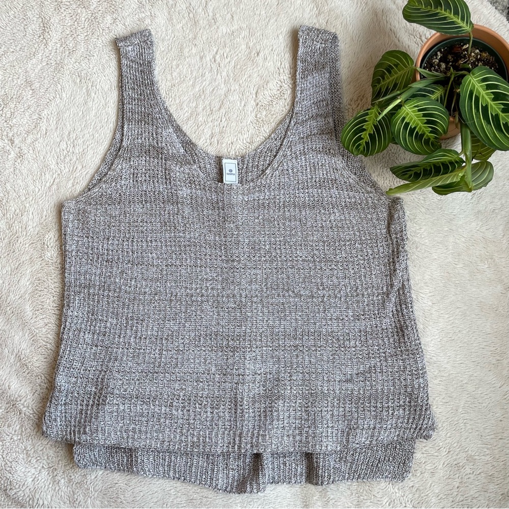 Susina Knit Tank Top Brown